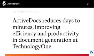 Preview of the TechnologyOne Case Study
