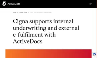 Preview of the Cigna Case Study