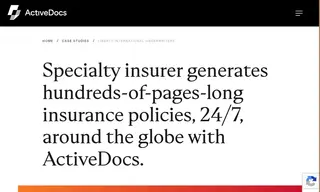 Preview of the Liberty International Underwriters Case Study