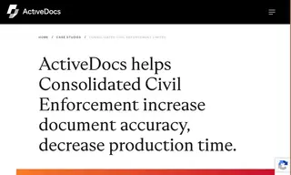 Preview of the Consolidated Civil Enforcement Case Study