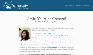 Preview of the HodgesOrtho.com Case Study