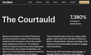 Preview of the The Courtauld Institute of Art Case Study