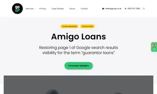 Preview of the Amigo Loans Case Study