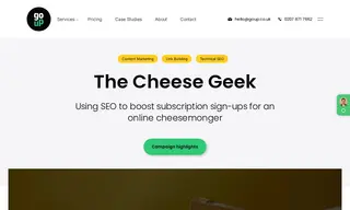 Preview of the The Cheese Geek Case Study