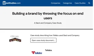 Preview of the Tellabs Case Study