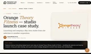 Preview of the Orange Theory Fitness Case Study