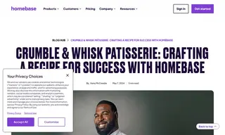 Preview of the Crumble & Whisk Pâtisserie Case Study