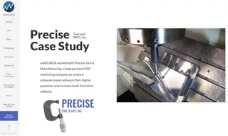 Preview of the Precise Tool & Manufacturing, Inc Case Study