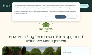 Preview of the Main Stay Therapeutic Farm Case Study