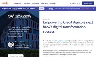Preview of the Credit Agricole next bank Case Study