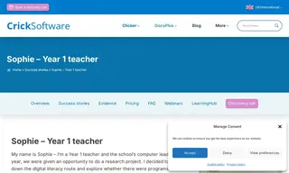 Preview of the Sophie (Year 1 Teacher) Case Study