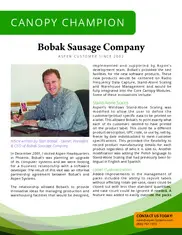 Preview of the Bobak Sausage Company Case Study