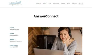 Preview of the AnswerConnect Case Study
