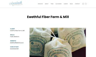 Preview of the Ewethful Fiber Farm & Mill Case Study
