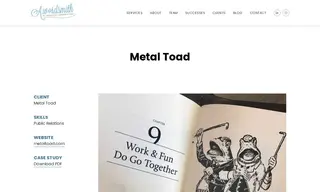 Preview of the Metal Toad Case Study