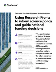 Preview of the The Japan Science and Technology Agency (jst) Case Study