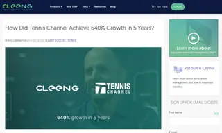 Preview of the Tennis Channel Case Study