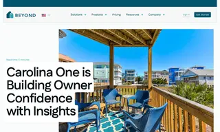 Preview of the Carolina One Vacation Rentals Case Study