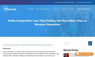 Preview of the Kolbe Corporation Case Study
