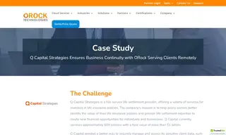 Preview of the Q Capital Strategies Case Study