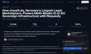 Preview of the Anwalt.de Case Study