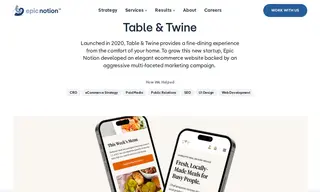 Preview of the Table & Twine Case Study