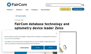 Preview of the Carl Zeiss Meditec Division of Zeiss Case Study
