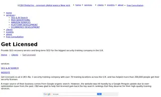 Preview of the Get Licensed Case Study
