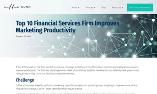 Preview of the Top 10 Financial Services Firm Case Study