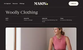 Preview of the Woolly Clothing Case Study