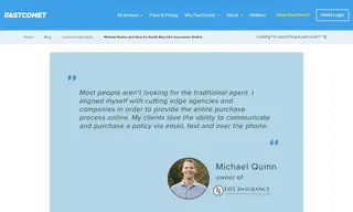 Preview of the Michael Quinn (LifeInsuranceBlog.Net) Case Study
