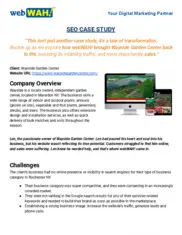 Preview of the Wayside Garden Center Case Study