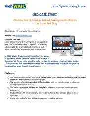 Preview of the Lozier Environmental Consulting, Inc Case Study