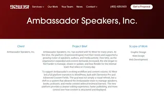 Preview of the Ambassador Speakers, Inc Case Study