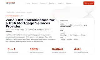 Preview of the USA-based Retail and Commercial Mortgage Services Provider Case Study