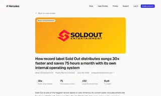 Preview of the Sold Out Case Study