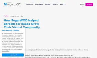 Preview of the Barbells For Boobs Case Study