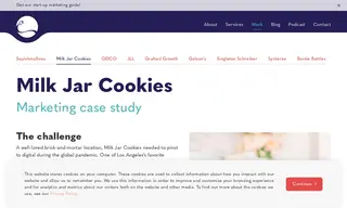 Preview of the Milk Jar Cookies Case Study