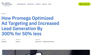 Preview of the Promega Case Study