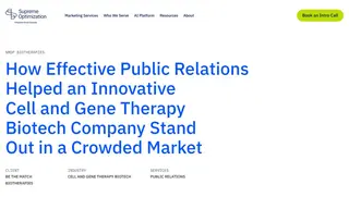 Preview of the Be the Match BioTherapies Case Study