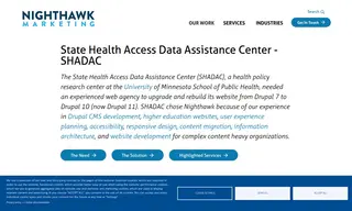 Preview of the State Health Access Data Assistance Center (shadac) Case Study