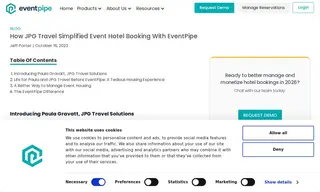 Preview of the JPG Travel Solutions Case Study