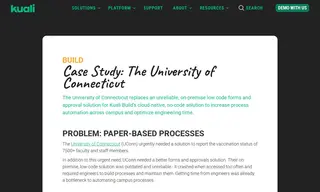Preview of the University of Connecticut Case Study