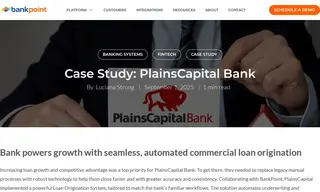 Preview of the PlainsCapital Bank Case Study