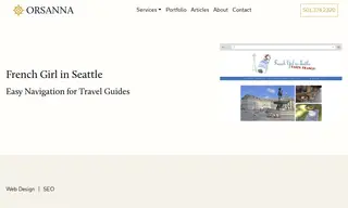 Preview of the Véronique (French Travel Blogger) Case Study