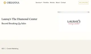 Preview of the Lauray's the Diamond Center Case Study