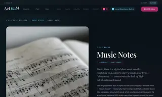 Preview of the Music Notes Case Study