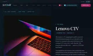 Preview of the Lenovo Case Study