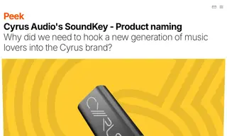Preview of the Cyrus Audio Case Study