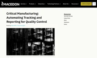 Preview of the MaxUS Operations Case Study